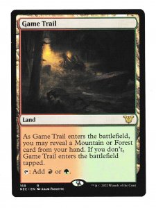 GAME TRAIL | RARE | COMMANDER: KAMIGAWA NEON DYNASTY #169 | MTG 2022