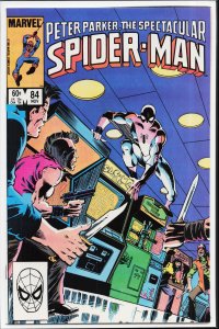 The Spectacular Spider-Man #84 (1983) Spider-Man
