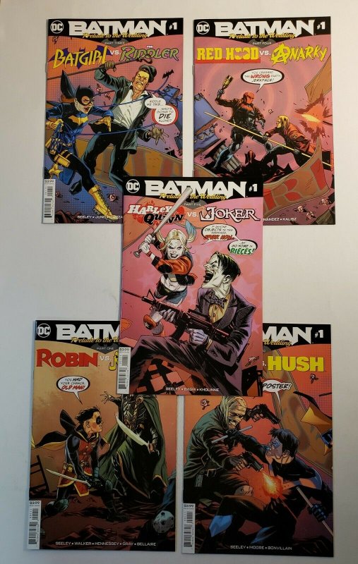 BATMAN PRELUDE TO THE WEDDING PART 1-5 COMPLETE SET DC COMICS 2018