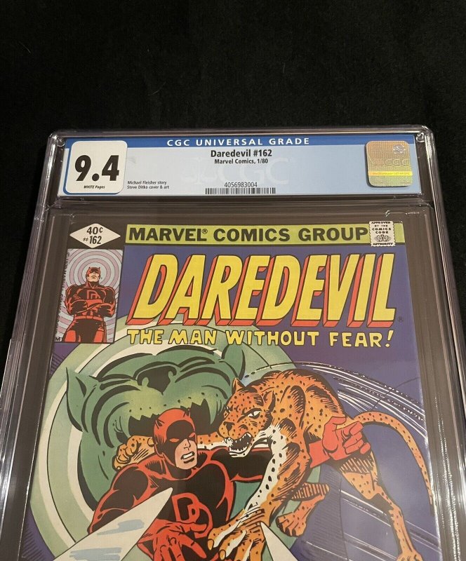 Daredevil #162 (1980) CGC 9.4 Steve Ditko Cover Art Marvel Comics