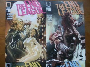 4 Near-Mint Dark Horse THE END LEAGUE Comic #3 4 5 8 (2008 2009 Remender Parsons