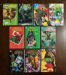 Green Arrow TPB Mike Grell Complete Set Vol 1-9 & Longbox Hunter (10 Books)