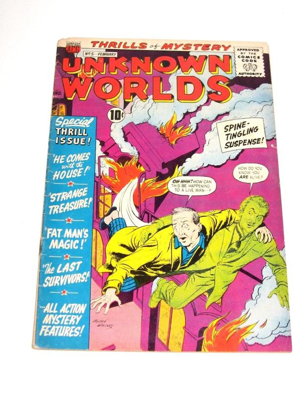 Unknown Worlds #5 (Feb 1961, American Comics Group) - Fine- Condition