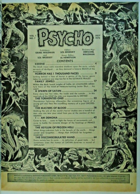 mm Psycho (1971, Skywald) #7fn+