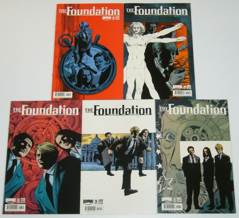 the Foundation #1-5 VF/NM complete series JOHN ROZUM nostradamus legacy 2 3 4 