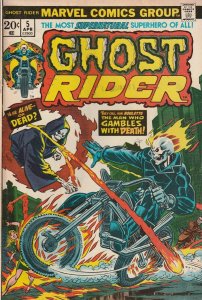 Ghost Rider # 5 FN Marvel 1974 [B3]