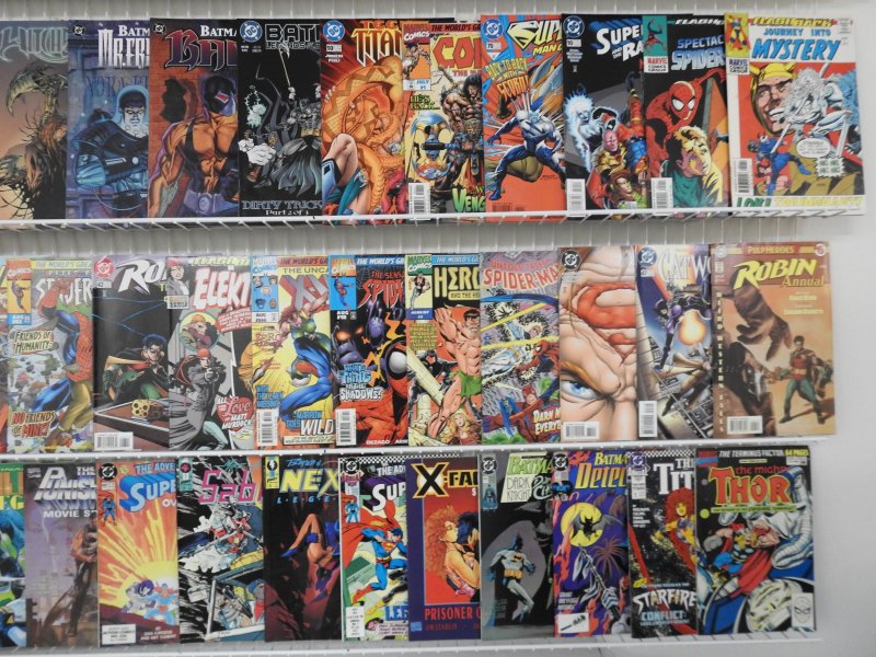 Huge Lot 190+ Comics W/ Avengers,  Wolverine, Thor, Supes+ Avg Fine Condition!!