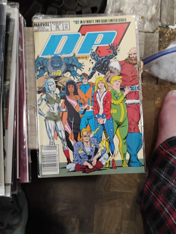 DP7 # 32 1989 MARVEL NEW UNIVERSE DISPLACED PARANORMALS  NEWSTAND LAST ISSUE