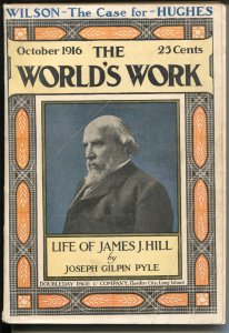 World's Work 10/1916-Doubleday-James J Hill-Mexican Crime-FR/G