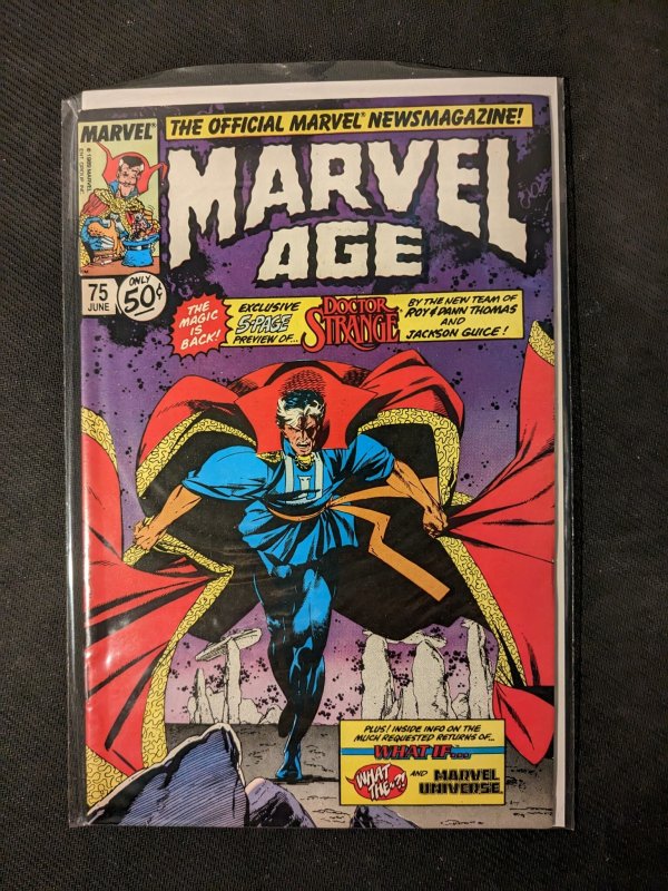 Marvel Age #75 (1989) Doctor Strange