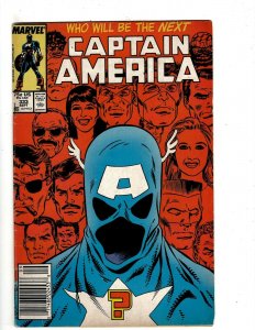 Captain America # 333 FN/VF Marvel Comic Book US Agent Avengers Hulk Thor KB7