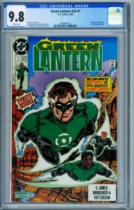 Green Lantern #1  1990 - DC -CGC 9.8 - Comic Book-3826993013