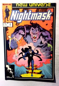 Nightmask #6 (1987) Marvel Comics 1st Print Comic Book