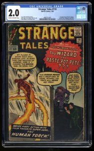 Strange Tales #110 CGC GD 2.0 Cream To Off White 1st Appearance Doctor Strange!