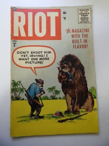 Riot #5 (1956) VG+ Condition 1/4 cumulative spine split