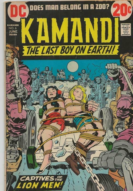 Kamandi #6 ORIGINAL Vintage 1973 DC Comics Jack Kirby 