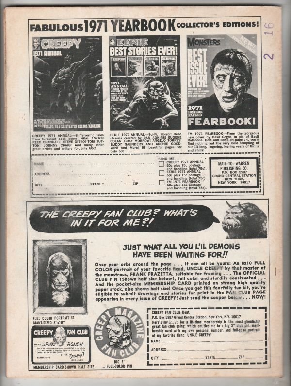 Eerie Magazine #33 (May-71) NM- High-Grade 