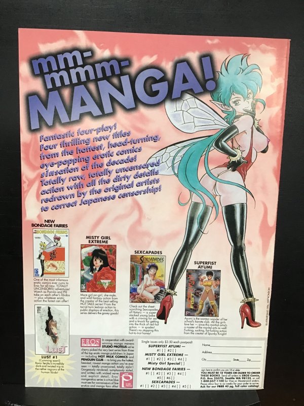 The New Bondage Fairies #6 (1997) must be 18