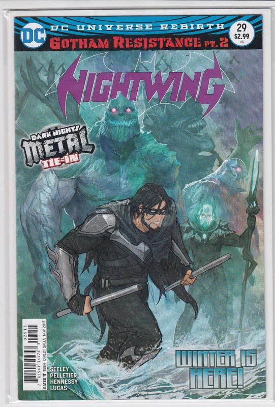 NIGHTWING #29 Cover A & B Dark Nights Metal Tie In Variant 1st Print Rebirth NM