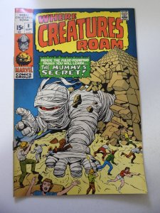 Where Creatures Roam #8 (1971) FN+ Condition