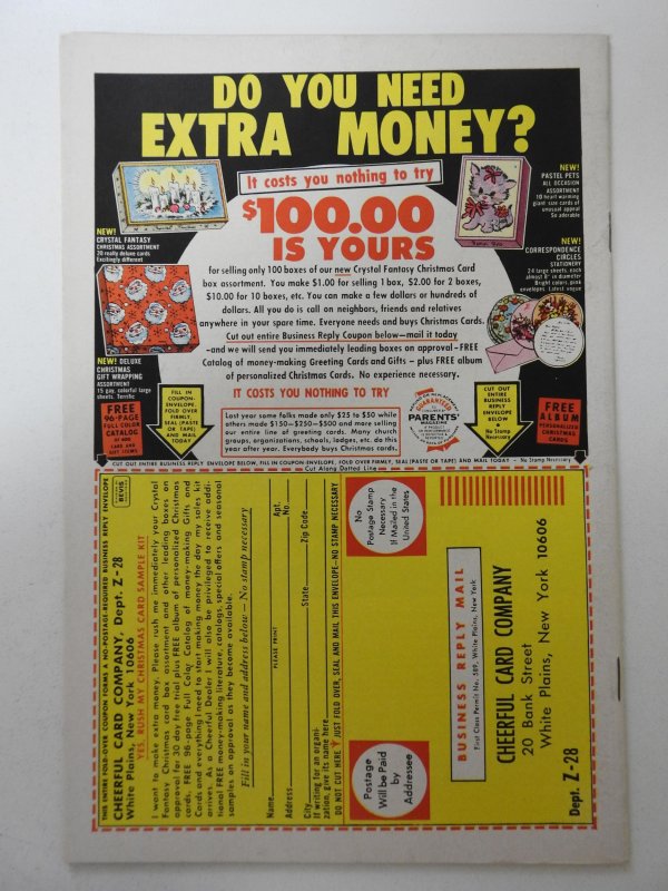 Fantastic Four #114 (1971) VG+ Condition centerfold detached top staple