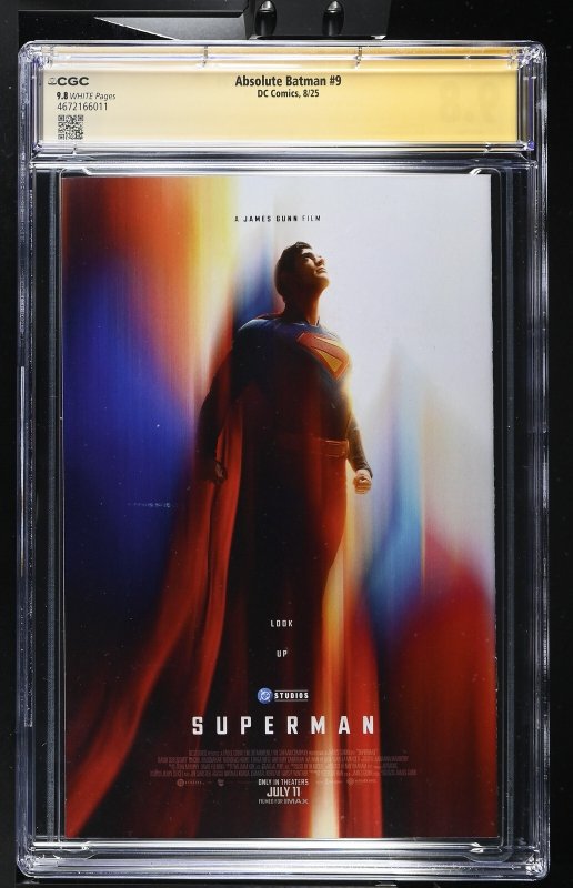 ABSOLUTE BATMAN #9 1ST PRINT NICK DRAGOTTA/SCOTT SNYDER 2X SIGNED CGC SS 9.8 NM