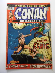Conan the Barbarian #14 (1972) VG Condition! Moisture stain