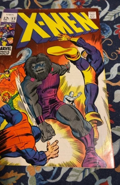 The X-Men #53 (1969)the rage of Blastarr see description