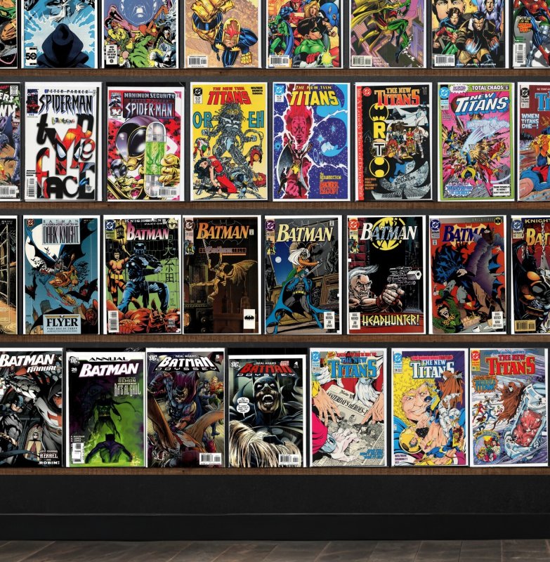 Huge Lot 140+ Comics with Batman, The New Titans, The Outsiders & More!