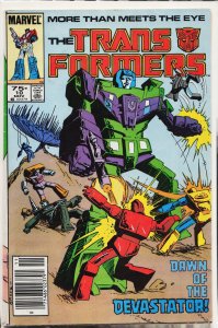 The Transformers #10 Second Print Cover (1985)