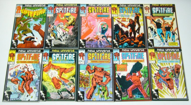 Spitfire and the Troubleshooters #1-13 VF/NM complete series marvel new universe