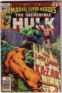 Marvel Super-Heroes   vol. 1   # 63 FR/GD Hulk (rep. IH 109)