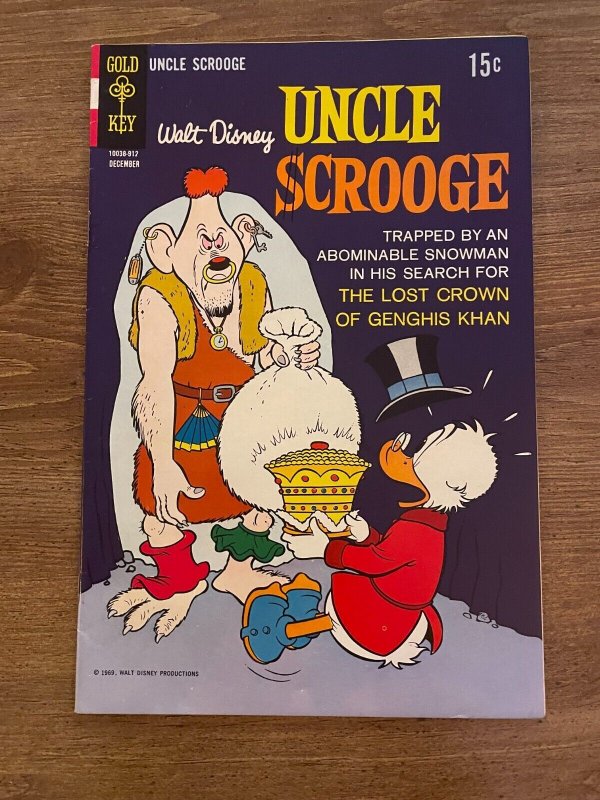 Uncle Scrooge # 84 VF Comic Book Walt Disney Donald Duck Mickey Mouse Pluto J930 