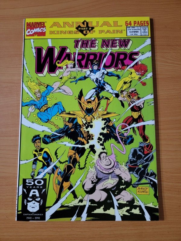 The New Warriors Annual #1 Direct Market ~ NEAR MINT NM ~ 1991 Marvel Comics