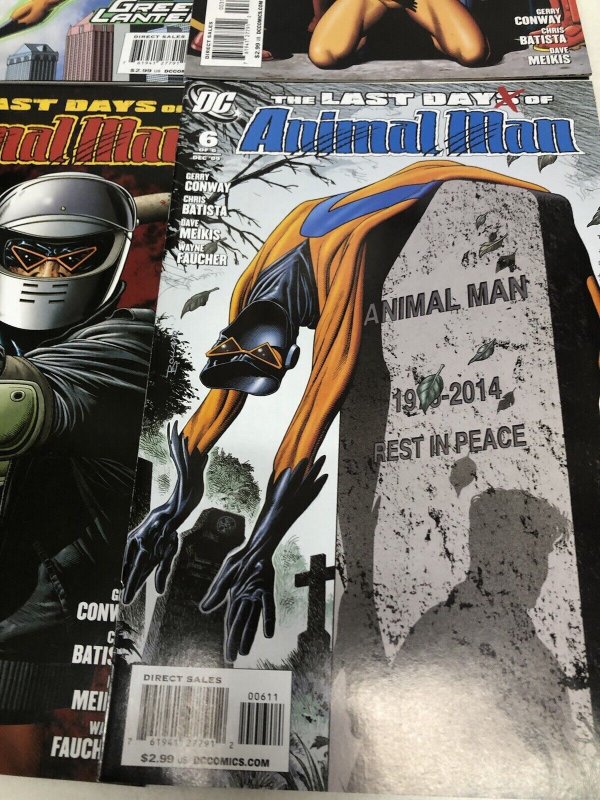 The Last Days Of Animal Man (2009) Set Issues # 1-6 Gerry Conway • Chris Batista