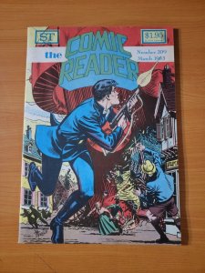 The Comic Reader #209 ~ NEAR MINT NM ~ 1983 Street Enterprises Comics