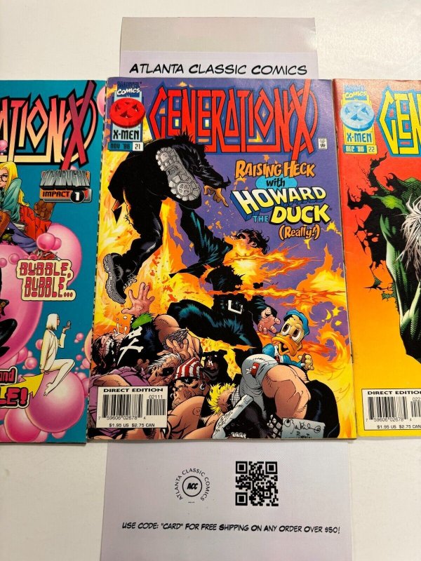 3 Generation X Marvel Comic Books # 18 21 22 Onslaught X-Men 40 CT8