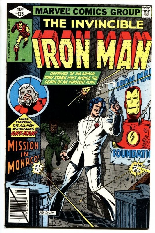 IRON MAN #125 1979-comic book-Marvel-ANT MAN