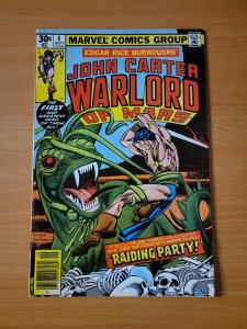 John Carter Warlord of Mars #4 ~ VERY FINE VF ~ 1977 Marvel Comics