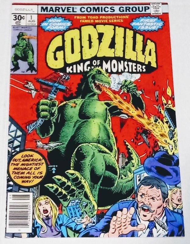 Godzilla #1 (8.5) King of the Monsters High Grade copy Bronze Age Marvel