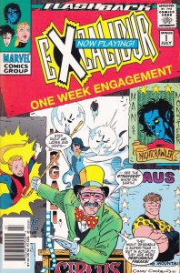 Excalibur #Minus 1 (Newsstand) VF ; Marvel | Flashback Minus 1