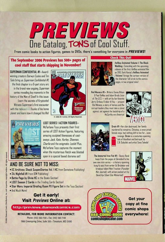 Comic Buyer's Guide #1623 Dec 2006 - Krause Publications 