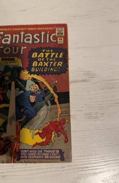 Fantastic Four #40 (1965)ff4/ vs Dr Doom