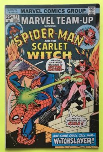 MARVEL TEAM-UP 41 SPIDER-MAN SCARLET WITCH 1976