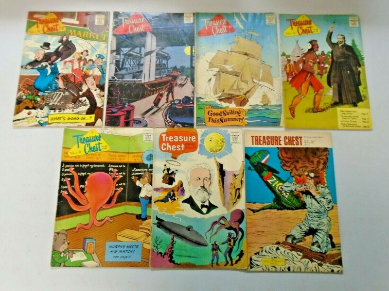 Silver Age Treasure Chest Comic Lot 21 Different 4.0 VG