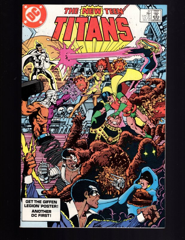 The New Teen Titans #37 (VF/NM) 1983 DR LIGHT! THE OUTSIDERS! Perez / MB#1