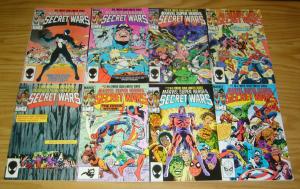 Secret Wars #1-12 VF/NM complete series - spider-man black costume 8 set lot