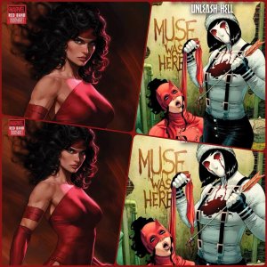 ? ?[4 Pack] DAREDEVIL UNLEASH HELL RED BAND #3 VAR (POLYBAG) *3/19/25*?