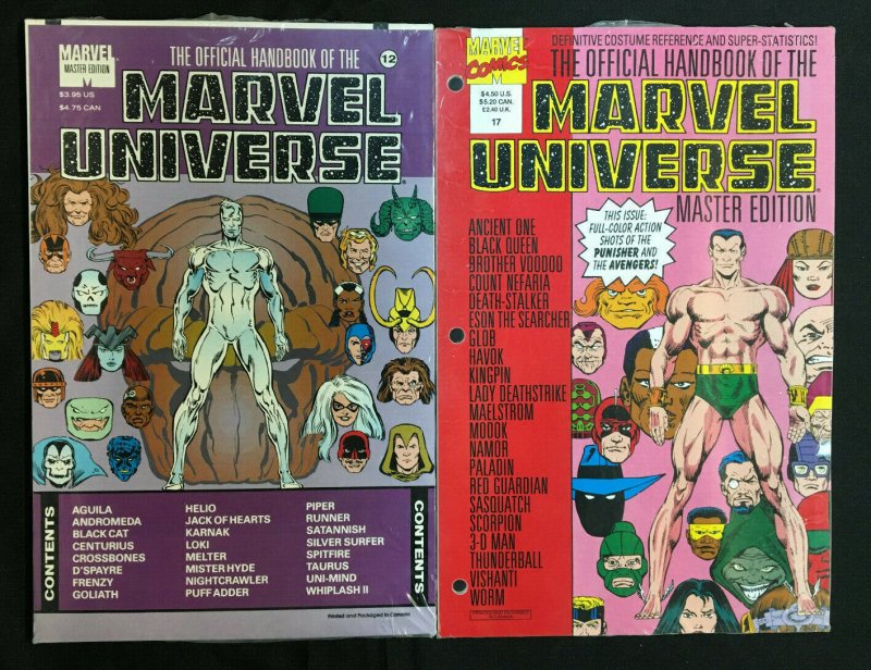 MARVEL UNIVERSE MASTER EDITION 23 COMICS LOT NM SEALED 