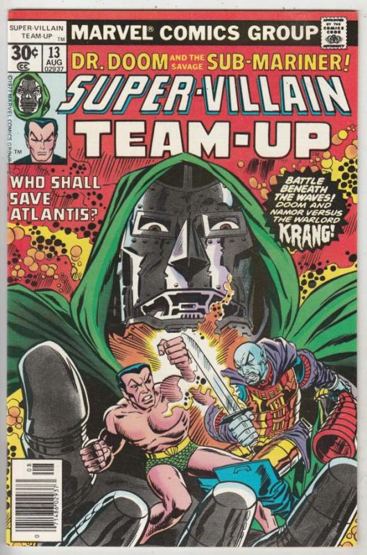 Super-Villian Team-Up #13 (Aug-77) NM/NM- High-Grade Namor the Sub-Mariner, D...